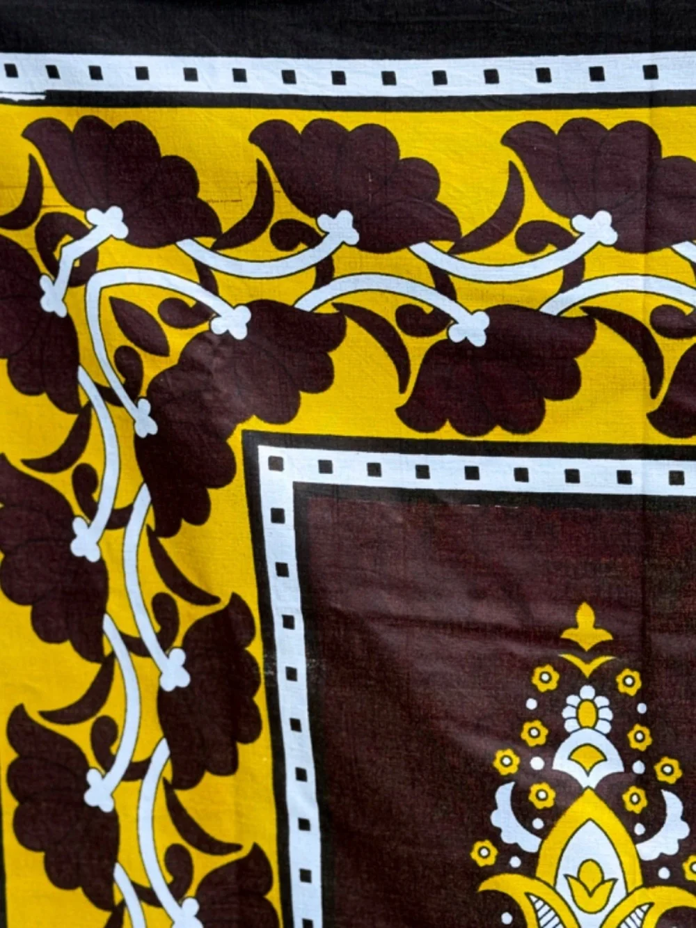 New Khanga Nzito Mali Ya Bahati Super Wax 100% Cotton Table Cloth Wall Hanging
